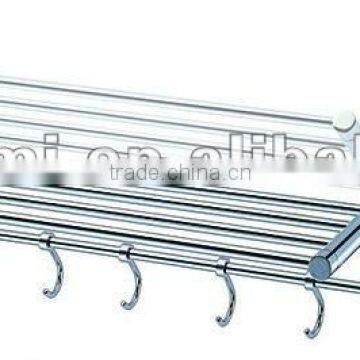 stainless steel wall mount bathroom towel rack