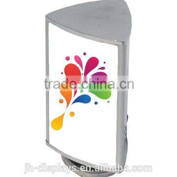 Mini Tabletop Rotating Advertising Light Box A4 size