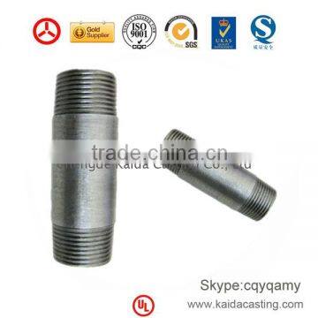 ISO, SGS carbon seamless steel threaded pipe nipple
