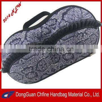 CFBCD3-00047 Printed 600D EVA hard shell durable travel bra case