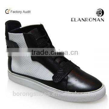 Newest high quality fashion genuine leather sneakers shoes trainers