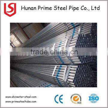 Lowest price black iron galvanized pipe for balcony railing