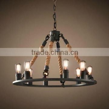 chinese antique lamps rope vintage chandelier