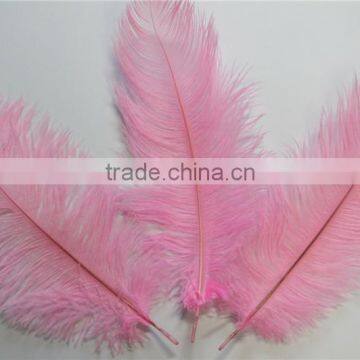 30cm-35cm Pink Synthetic Ostrich Feathers For Party Table Decoration