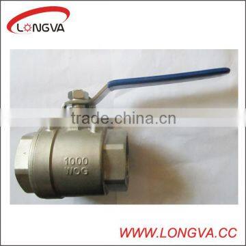 2 PCS Stainless Steel Ball Valve,Two Pieces Ball Valve