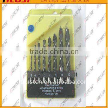 8pcs TCT HSS twist drilling set for wood