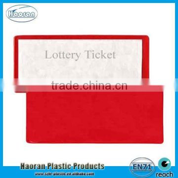 China Supply plastic lottery ticket holder