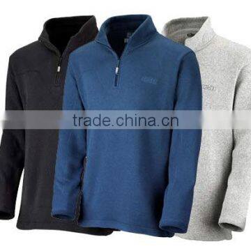 Polyester Fleece Pullover Jackets with customized logo