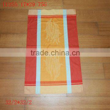 high quality jacquard design cotton kitchen towel