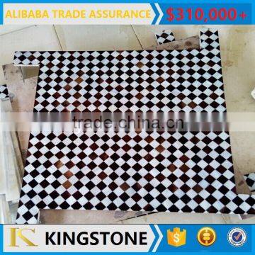 black and white sea shell mosaic tile for paving