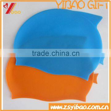 Cuted Fish Shape Waterproof Silicone Swimming Cap