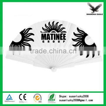 Custom Printed Folding Plastic Fans (directly from factory)