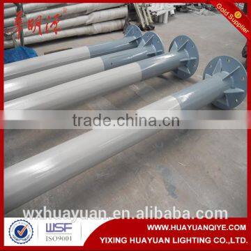 Round steel high qualtiy road lamp pole