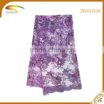 beautiful Italian washable 3D embroidery silk fabric market in dubai wholesale