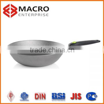 non-stick cast iron round fry pan for dishes