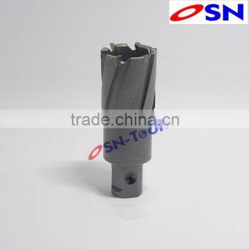 HSS annular cutter with universal shank