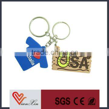 2015 customized pvc fancy keychain designs