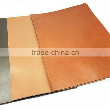 Top Quality Full Grain Metallic Genuine Leather