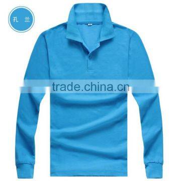 OEM/Stocklots Cheap USD1 Bluk Long Sleeve Polo Shirt New Design Polo Tshirt