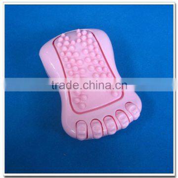 China supplier foot shaped mini electric massager