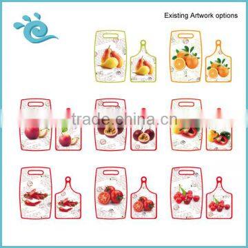 Set of 3pcs Plastic Kitchen Help Set With Cutting Board Peeler and Knife photo-4