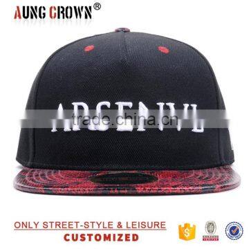 Hot 6 Panel Snap Back Flat Cap