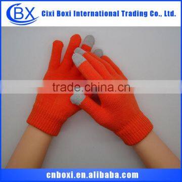 High quality China supplier top sale acrylic glove,promotional touch screen glove