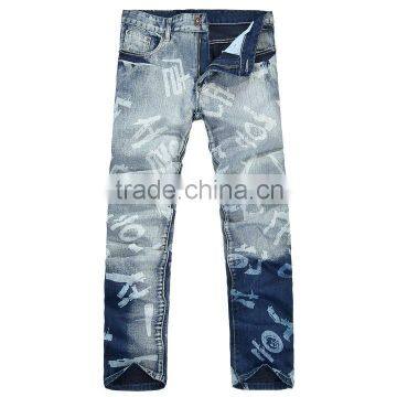 New Mens 100%cotton jeans stock (DS120165)