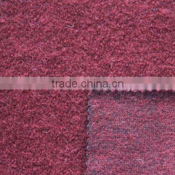 Plain Style Merino Wool Jacquard Knit Fabric for Coat photo-2