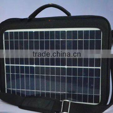 Waterproof High Efficient 15w Convenient Solar Charger Backpack For 15" Laptop Mobile Phone Iphone Digital Camera MP3 MP4 GPS
