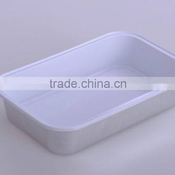 Environmental Rectangular Disposable Airline Aluminum Foil Catering Boxes Aluminium Food Containers Food Catering Containers