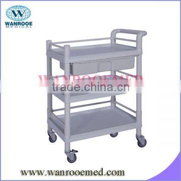 Best Price With Siderails and drawer ABS Hospital Trolley