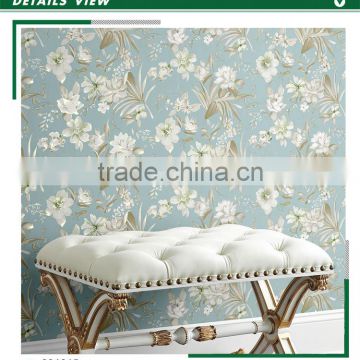 overstock foaming non woven wallpaper, oriental damask wall mural for apartment , dramatic wall decal ideas