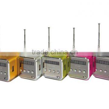 Portable Mini Digital MP3 Player FM Radio Card Reader Speaker photo-3