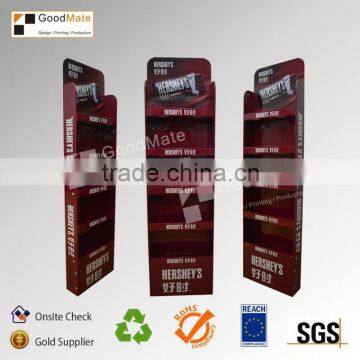 3 tier floor retail cardboard display