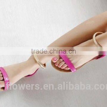 Custom Manufacturered China Wholesale Flat Fancy Sandals photo-2