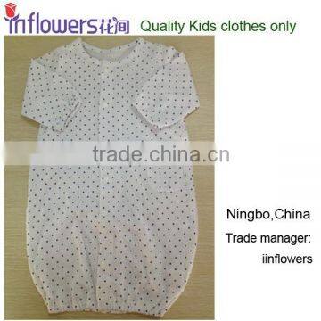 Short sleeve cotton made babies clothes for baby boys and girls