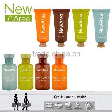 irregular bottle hotel cosmetic liquids shampoo conditioner bath gel body lotion