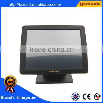 Bizsoft High Quality! POSTOUCH 1518 TFT LCD touch displayer / 15 inch TFT LCD touch screen