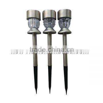New Outdoor Solar Garden Stick Light Coffee Table Light With Ground Spike And Table Base