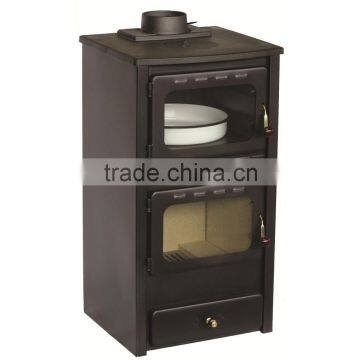Wood burning stove LS140 CIF, with oven and cast iron lid, high quality products, European products