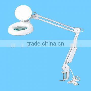 table magnifying glass with light/magnifying glass with light stand/lamp with magnifying lens