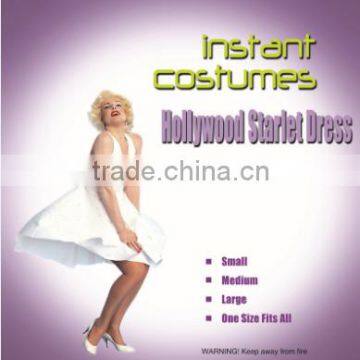 Halloween Adult women hollywood starlet dress party instant costume