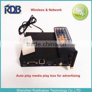 RDB Wireless & Network Auto play media play box for advertising DS009-107