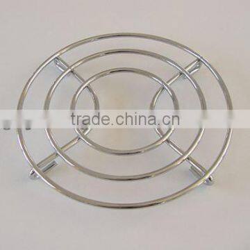 hot selling kitchen pan rack, wire pan holder, wire pan rack