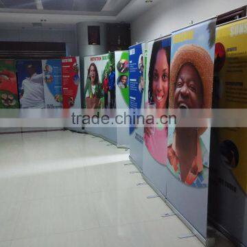 Aluminum roll up stand banner, pull up display,flex roll up