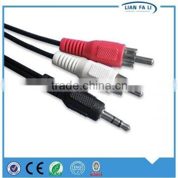 high speed 3.5mm jack audio cable composite audio cable shielded audio cable
