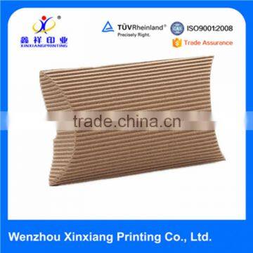 Customized Kraft Corrugated Paper Pillow Box