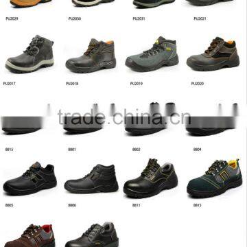 Waterproof Black Leather Oil and Acid Resistant Industrial Safety Shoes Slip Resistant Safety Footwear photo-6