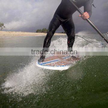 Fashionable high quality sup stand up paddle boards by bamboo veneer for UK market